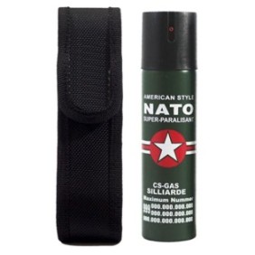 Set di 2 NATO Spray 110 ml con propulsione paralizzante del ghetto HUSA
