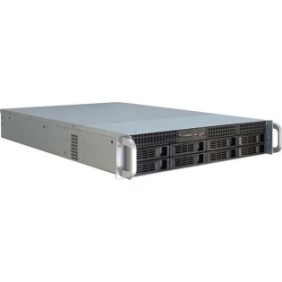 Rack per server IPC, Inter-Tech, acciaio, nero, 2U