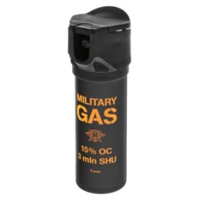 Spray paralizzante, TM Military Gas, 75 ml, 3 milioni di SHU, portata 4 m