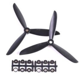 Set di 2 eliche per droni, Ajmaker, 5 mm, nere