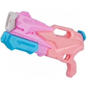 Pistola ad acqua per bambini, per piscina e spiaggia, SBK, 6 anni+, 3 ugelli, rosa, 770ML