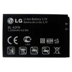 Batteria LG BL-42FN compatibile con LG Optimus Me, 1250 mAh, Li-Ion, Bulk