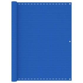 Paravento per balcone vidaXL, blu, 120x300 cm, HDPE