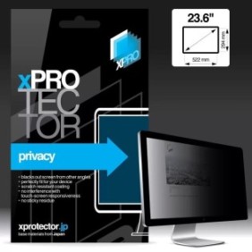 Pellicola protettiva per laptop, Xpro, per monitor 23,6″ 522 x 294 mm, trasparente