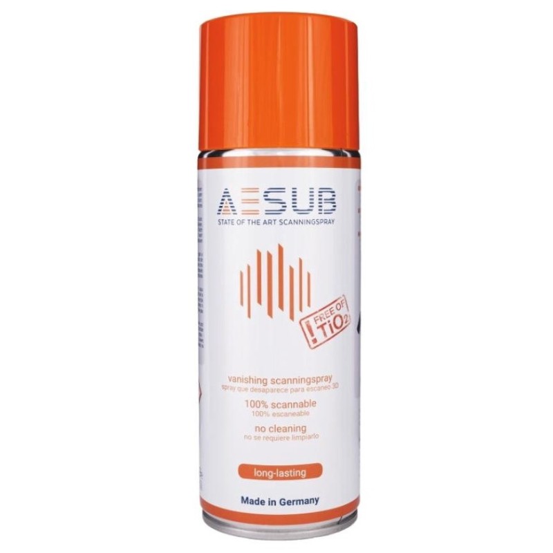 Set spray per scansione, Aesub, 400 ml, bianco/arancione
