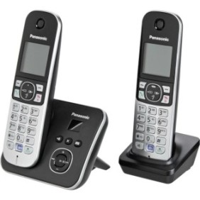 Telefono cordless Fisso Panasonic KX-TG6822 nero