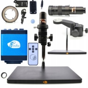Microscopio, Rosfix, Nero/Blu