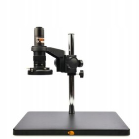 Set microscopio digitale Earth Pro/ Illuminatore/ Fotocamera, Rosfix, 7x-45x, 56x LED, Attacco C, Nero