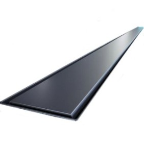 Scarico doccia, sifone Viega, Slim Black, misura 90 cm, larghezza 3,2 cm, acciaio inossidabile