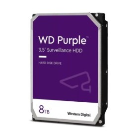 Disco rigido WD Purple, 8TB, 3,5", 256MB, per monitoraggio, 5400 RPM