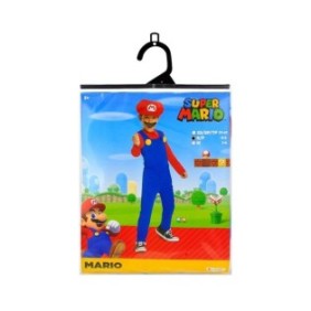 Costume da Mario, 4-6 anni, taglia S, multicolore