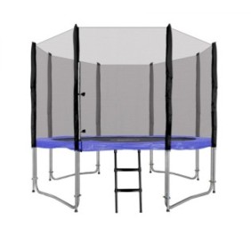 Trampolino da giardino, SkyRamiz, Acciaio, 305 cm, Per bambini, Blu/Nero