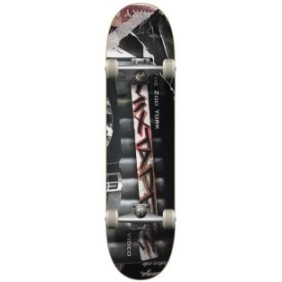 Skateboard, Zoo York, Mix Tape, Nero/Bianco, 8.0, 80x14 cm