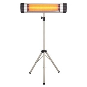 Pannello riscaldante a infrarossi, Thermomax, Supporto regolabile, 1500 W, Grigio