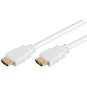 Cavo HDMI, 2xHDMI maschio, Ethernet, 1,5 m, Bianco