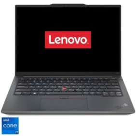 Laptop Lenovo ThinkPad E14 Gen 5 con processore Intel® Core™ i7-1355U fino a 5,0 GHz, 14" WUXGA, IPS, DDR4-3200 saldato da 8 GB + SO-DIMM DDR4-3200 da 8 GB, SSD da 512 GB, grafica Intel® Iris® Xe, Nessun sistema operativo, nero grafite, corriere 3 anni o carry-in