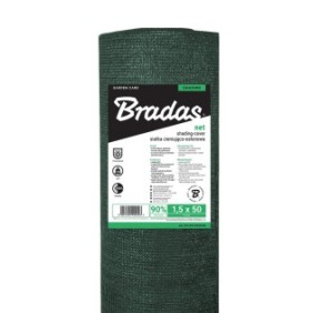 Rete ombreggiante 55% Bradas, 60 g/m2, 1x25 m, Verde
