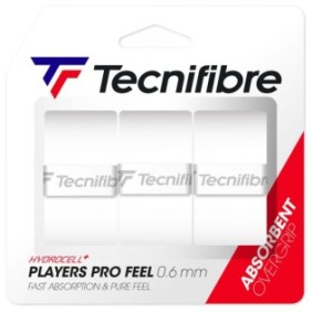 Set overgrip Tecnifibre Players Pro Feel - bianco