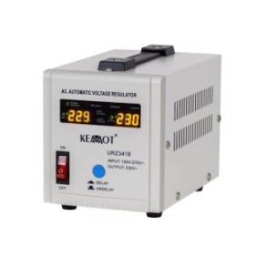 Stabilizzatore di tensione 500 Va, 50/60 Hz, Temperatura 0 - 40 °C, Protezione da sovraccarico, Bianco