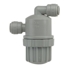 Mini filtro con setaccio DMfit 60 micron attacco rapido 1/4 tubo