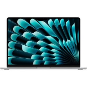 Laptop Apple MacBook Air 15" con processore Apple M2, 8 core CPU e 10 core GPU, 8 GB, SSD da 256 GB, Argento, INT KB