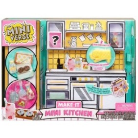 Mini cucina per bambole, MGA, Plastica, Con accessori, Multicolor