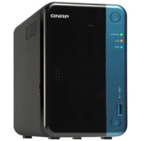 Archiviazione collegata in rete QNAP TS-253BE-2G, 2 alloggiamenti, processore Intel® Celeron® J3455 1,5 GHz, 2 GB DDR3L