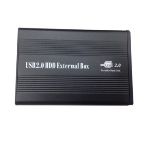 Custodia per disco rigido Zik IDE USB 2.0, 2,5'', nera