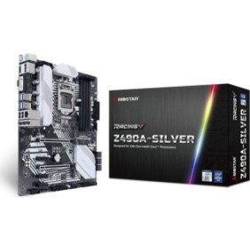 Scheda madre Biostar Z490A-SILVER, ATX, Intel Z490, Socket 1200, DDR4, 4 slot