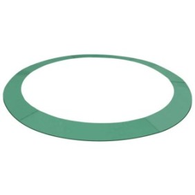Nastro di sicurezza per trampolino rotondo vidaXL, polietilene, verde