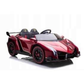 Auto elettrica per bambini Super-Toys, Lamborghini, 3-6 anni, Rossa