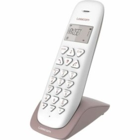 Telefono cordless, VEGA 150, Bianco/Rosa