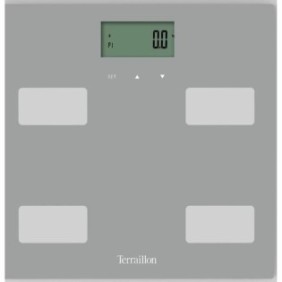 Bilancia digitale, Terraillon, Carico massimo 160 kg, Grigio