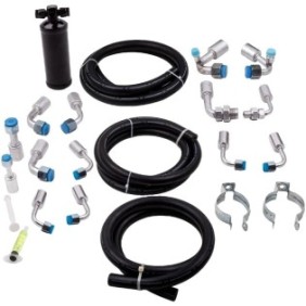 Set tubi ed accessori per climatizzazione, universali, in alluminio, gomma, 6 piedi/4 piedi/5 piedi