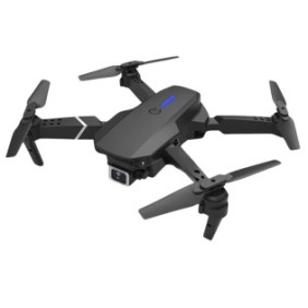 Drone VD E88PRO, FullHD, 1080P, Wifi, volo 12 minuti, pieghevole, borsa da trasporto, nero