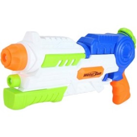 Pistola ad acqua per bambini, serbatoio, per piscina/spiaggia, da 6 anni in su, blu/multicolore, 1000ml