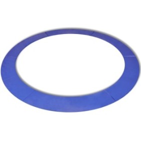 Fascia di sicurezza per trampolino rotondo vidaXL, polietilene, blu