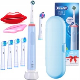 Set spazzolino elettrico/accessori Pro, Oral-B, Blu