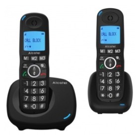Set di 2 telefoni cordless, Alcatel, XL, Multicolor