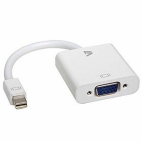 Adattatore Mini DisplayPort, V7, Rame, Bianco, 2