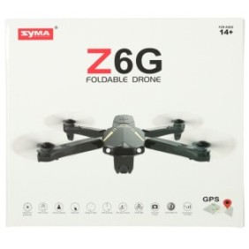 Drone Z6G, Syma, 2 telecamere 2k, 720p, pieghevole, controllo tramite applicazione, 20x18x6 cm