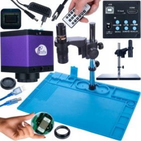 Set microscopio Rosfix Earth Pro MCEP-0.5X, fotocamera Tucana Pro KMTP-HDMI-USBI, tappetino in silicone antistatico 480x320mm