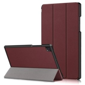 Cover per tablet Samsung Galaxy Tab A7 10.4 (2020 / 2022), accessorio FoldPro, Rosso scuro