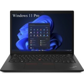Laptop Lenovo ThinkPad X13 Gen 3 (AMD), 13,3" WUXGA 1920x1200 IPS, AMD Ryzen 5 PRO 6650U 6-core, 8 GB DDR5, 128 GB SSD m2 PCIe, Grafica AMD Radeon 660M, Windows 11 Pro, Case in alluminio 1,25 kg Nero