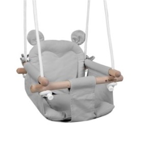 Culla per bambini e neonati, Tulano Hop 30, per uso interno ed esterno, 40 x 40 x 25 cm, 180 cm, Grigio