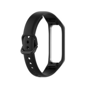 Smartband compatibile con braccialetto fitness, Samsung Galaxy Fit2, Fit 2 SM-R220, nero