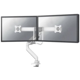 Supporto per 2 monitor Neomount DS75-450WH2, 17"-32", 16 kg, VESA 75x75, 100x100 Bianco