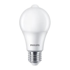 Lampadina LED Philips E27, 8W, 806lm, 2700K, bianco caldo, classe energetica F
