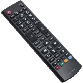Telecomando TV Bocu Remotes®, compatibile con LG, AKB74475480, nero
