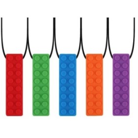 Collana da masticare sensoriale, Mmgoqqt, silicone, 115 g, multicolore